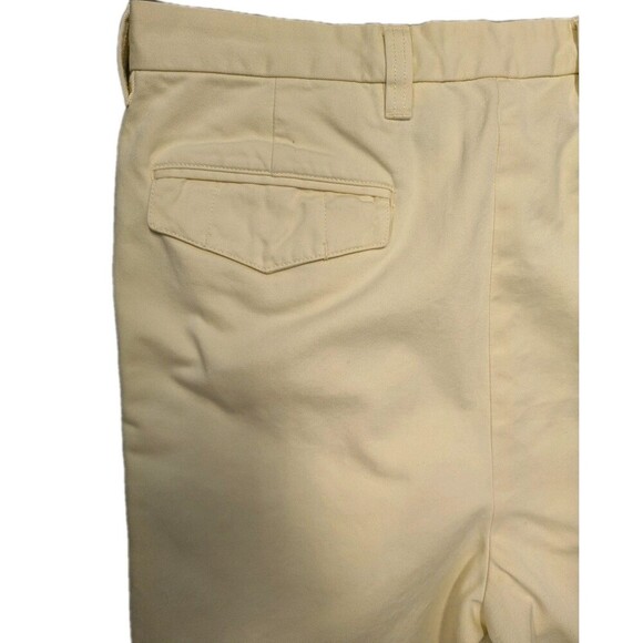Vintage Gap Clean Cut Men’s 6" Butter Yellow Cotton Shorts sz 38 Golf Preppy - Picture 5 of 7